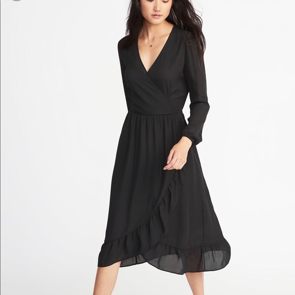 old navy faux wrap dress